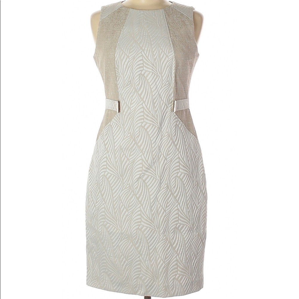 Calvin Klein white/cream dress